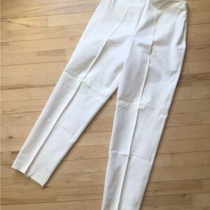 Ellen Tracy Classic White Pants